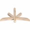 Ekena Millwork Alberta Smooth Timber Gable Bracket, Douglas Fir, 48"W x 30"H x 3 1/2"D x 3 1/2"F, 15/12 Pitch GBW048X30X0404ALB00SDF - alternate 4